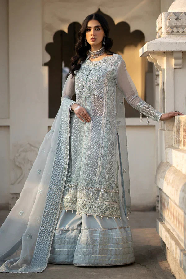 Ittehad | Dilruba Wedding Formals | ESDR75-SUT-BLU - Ladies Clothes 