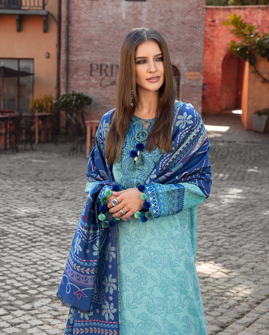 Mushq | Winter Broadway 25 | Chianti Glow - Casual Wear - available at Maria Faisal in UK and USA