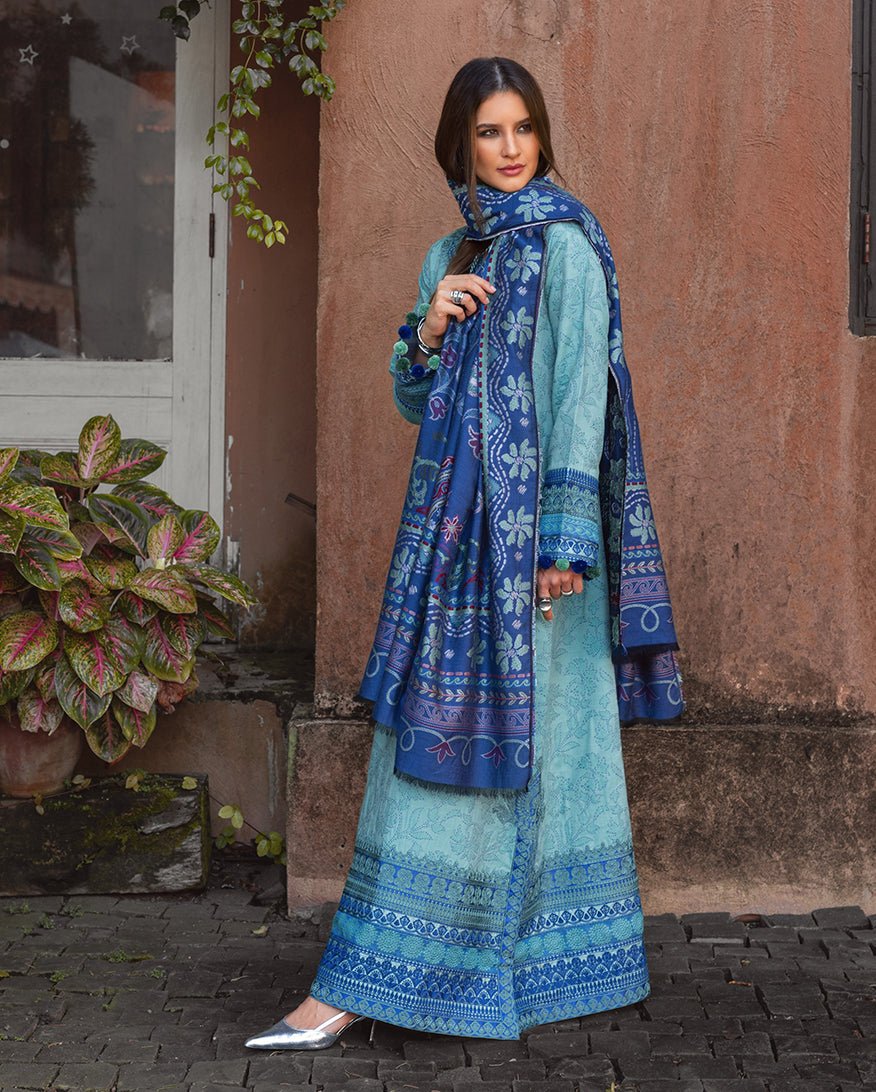 Mushq | Winter Broadway 25 | Chianti Glow - Casual Wear - available at Maria Faisal in UK and USA