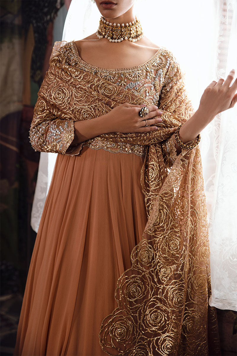 Mushq | Irha Kalidaar Chiffon Pret | CIEL - Wedding Dress - Maria Faisal