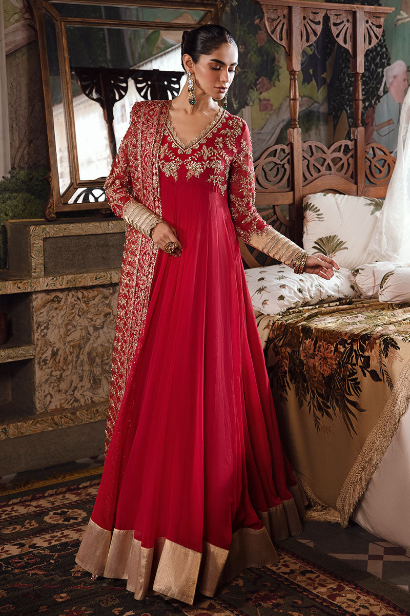 Mushq | Irha Kalidaar Chiffon Pret | MALIAH - Wedding Dress - Maria Faisal