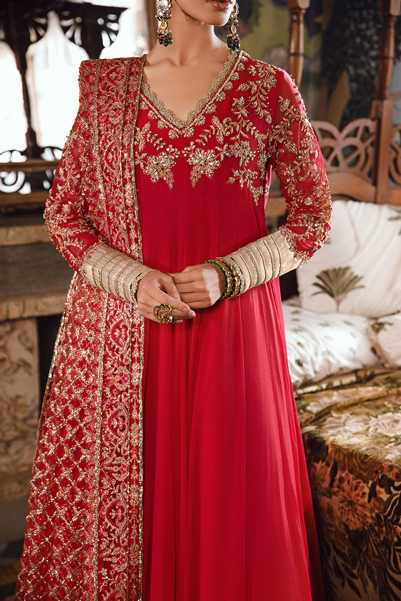 Mushq | Irha Kalidaar Chiffon Pret | MALIAH - Wedding Dress - Maria Faisal