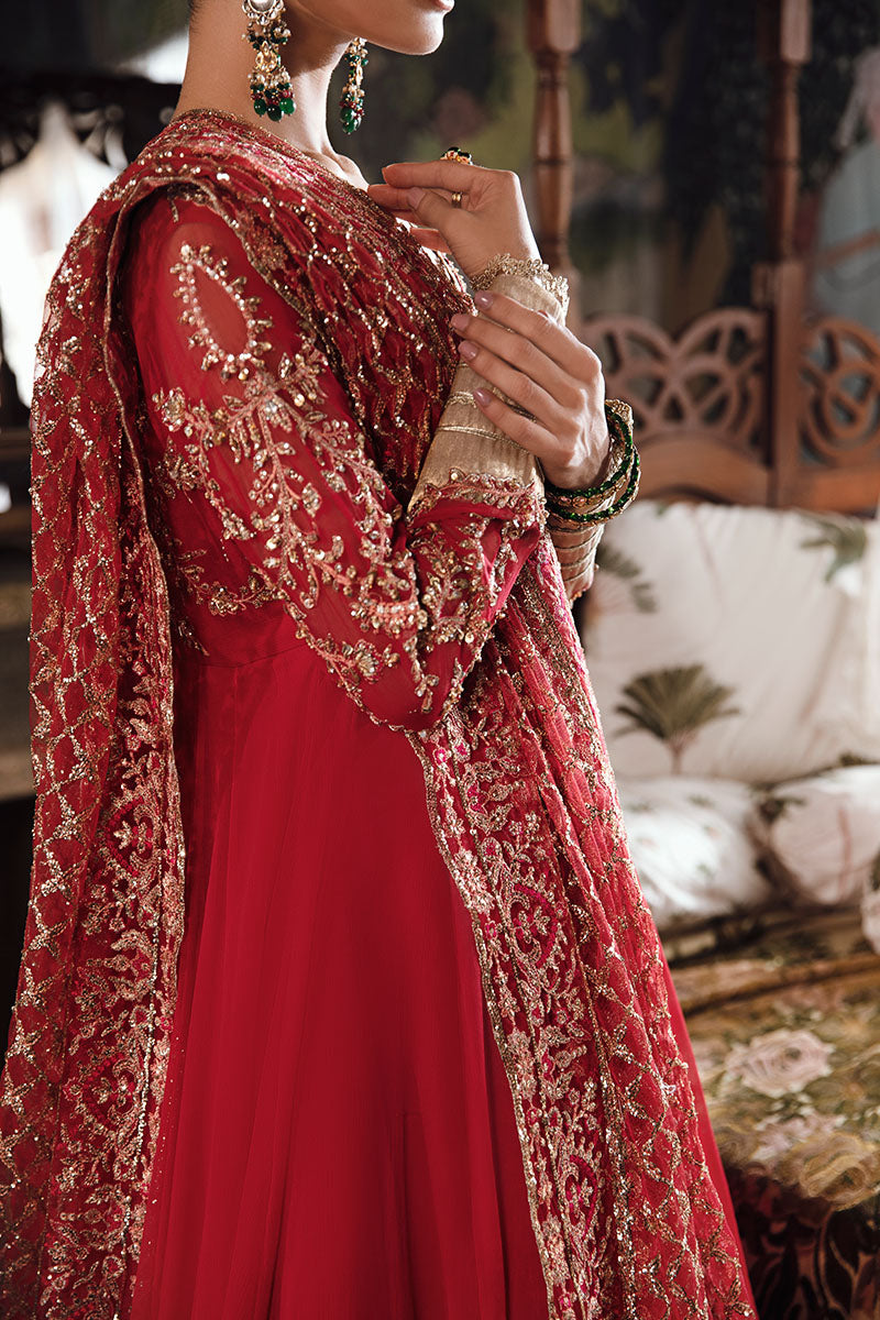 Mushq | Irha Kalidaar Chiffon Pret | MALIAH - Wedding Dress - Maria Faisal