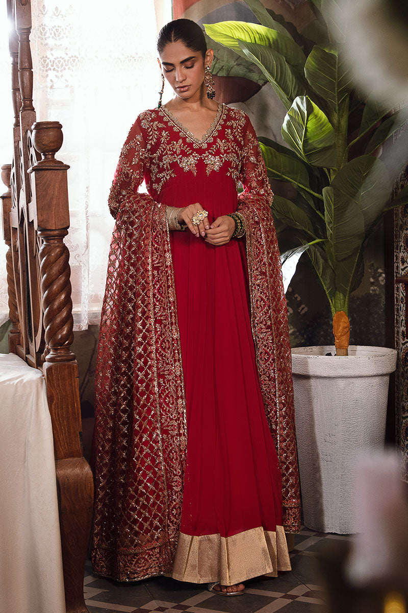 Mushq | Irha Kalidaar Chiffon Pret | MALIAH - Wedding Dress - Maria Faisal