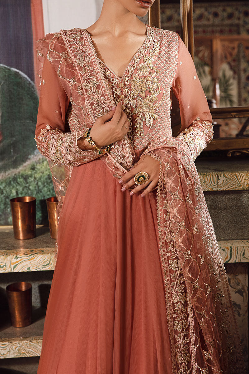 Mushq | Irha Kalidaar Chiffon Pret | AYLA - Wedding Dress - Maria Faisal