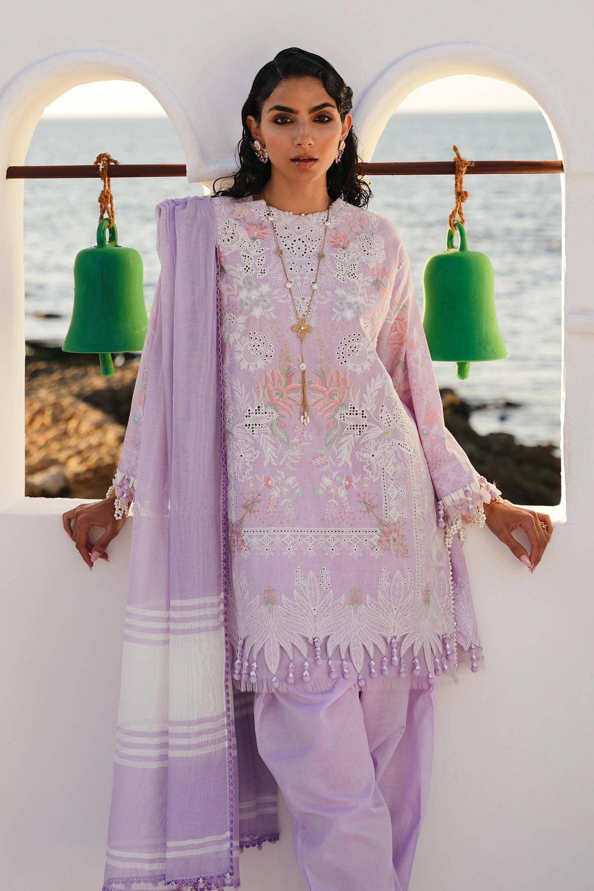 Sana Safinaz | Muzlin Spring 24 | M241-009B-DF - Ladies Clothes - Maria Faisal
