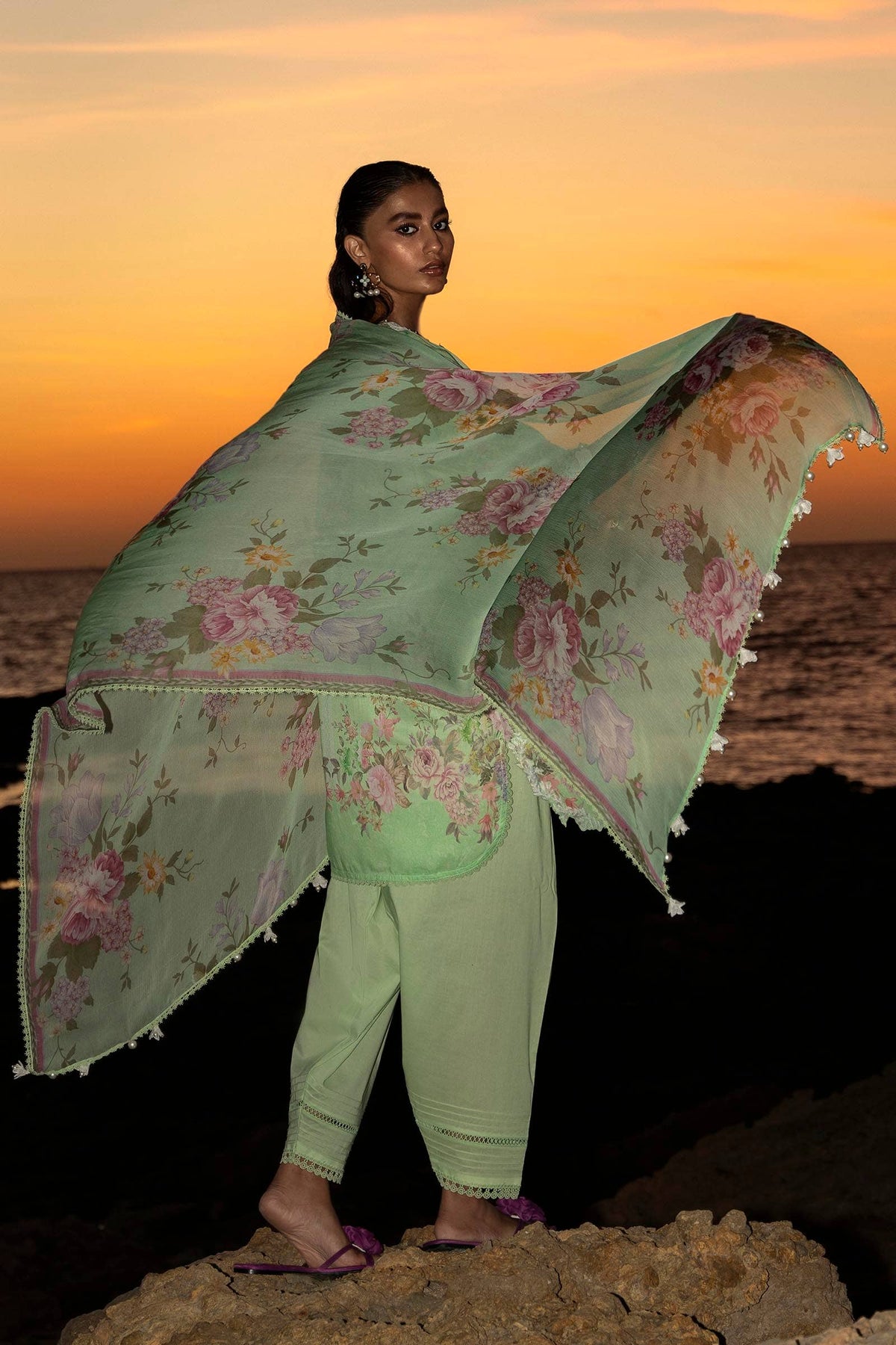 Sana Safinaz | Muzlin Spring 24 | M241-013B-CI - Ladies Clothes - Maria Faisal