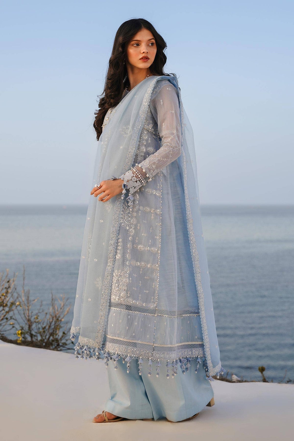 Sana Safinaz | Muzlin Spring 24 | M241-014B-CX - Ladies Clothes - Maria Faisal