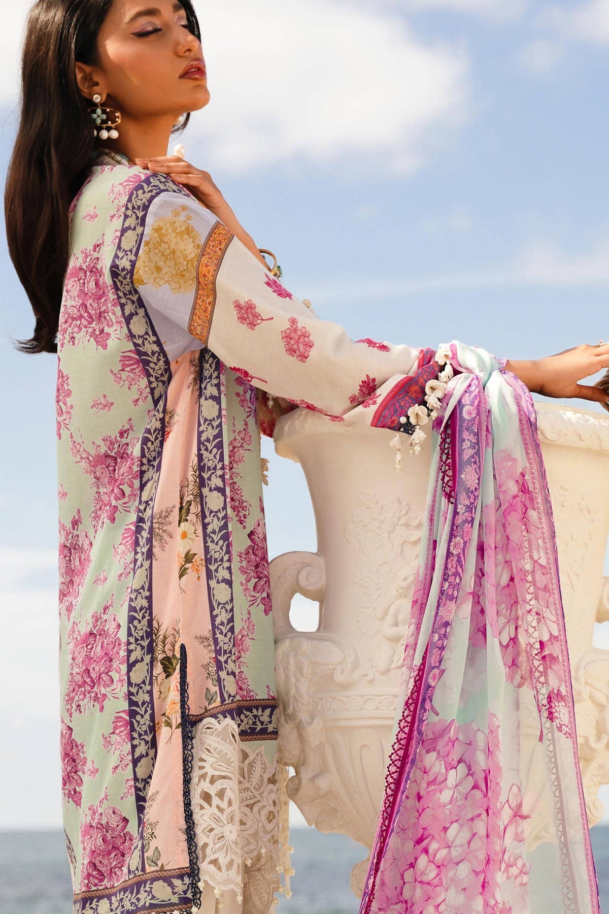 Sana Safinaz | Muzlin Spring 24 | M241-003B-CI - Ladies Clothes - Maria Faisal