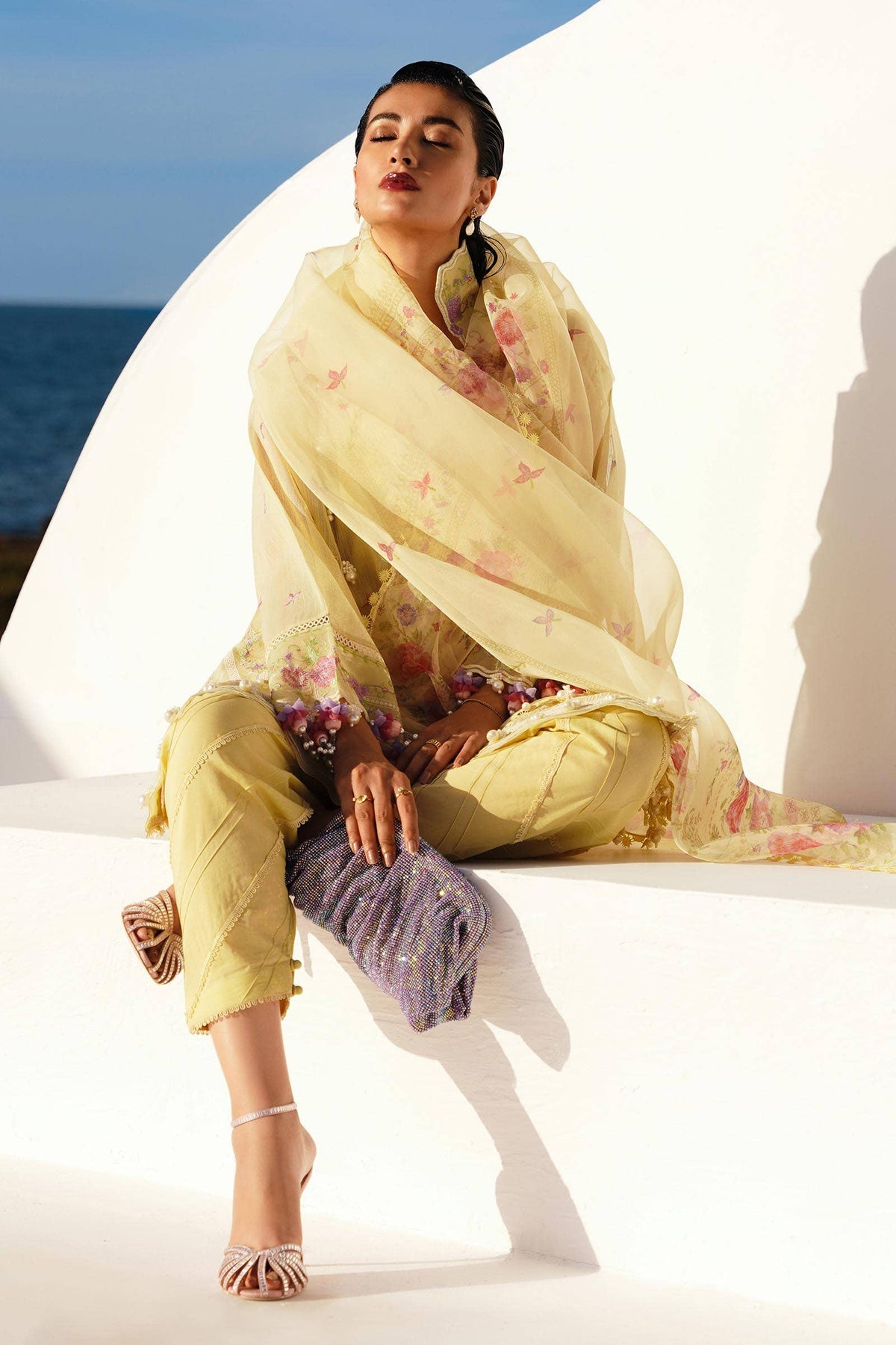 Sana Safinaz | Muzlin Spring 24 | M241-005B-CL - Ladies Clothes - Maria Faisal