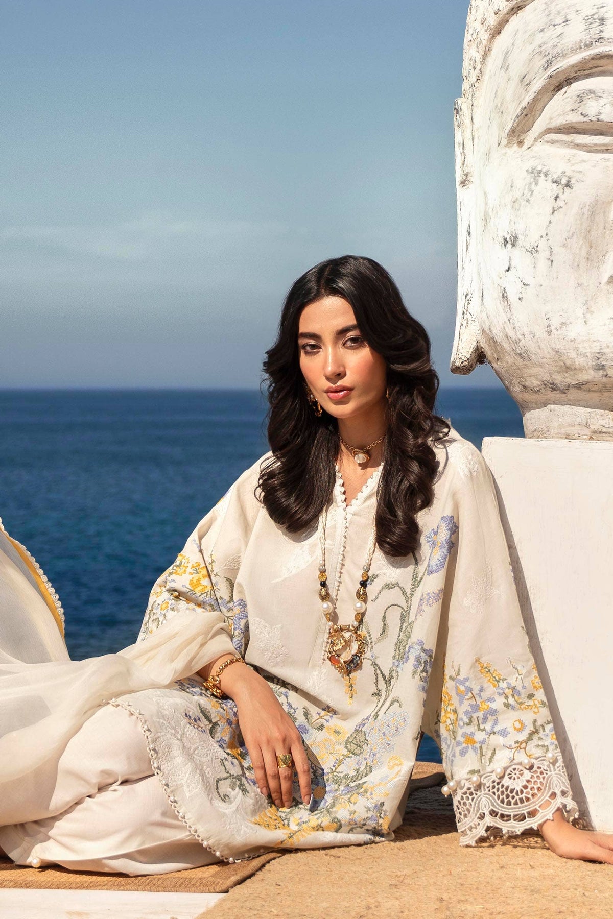 Sana Safinaz | Muzlin Spring 24 | M241-006A-CJ - Ladies Clothes - Maria Faisal