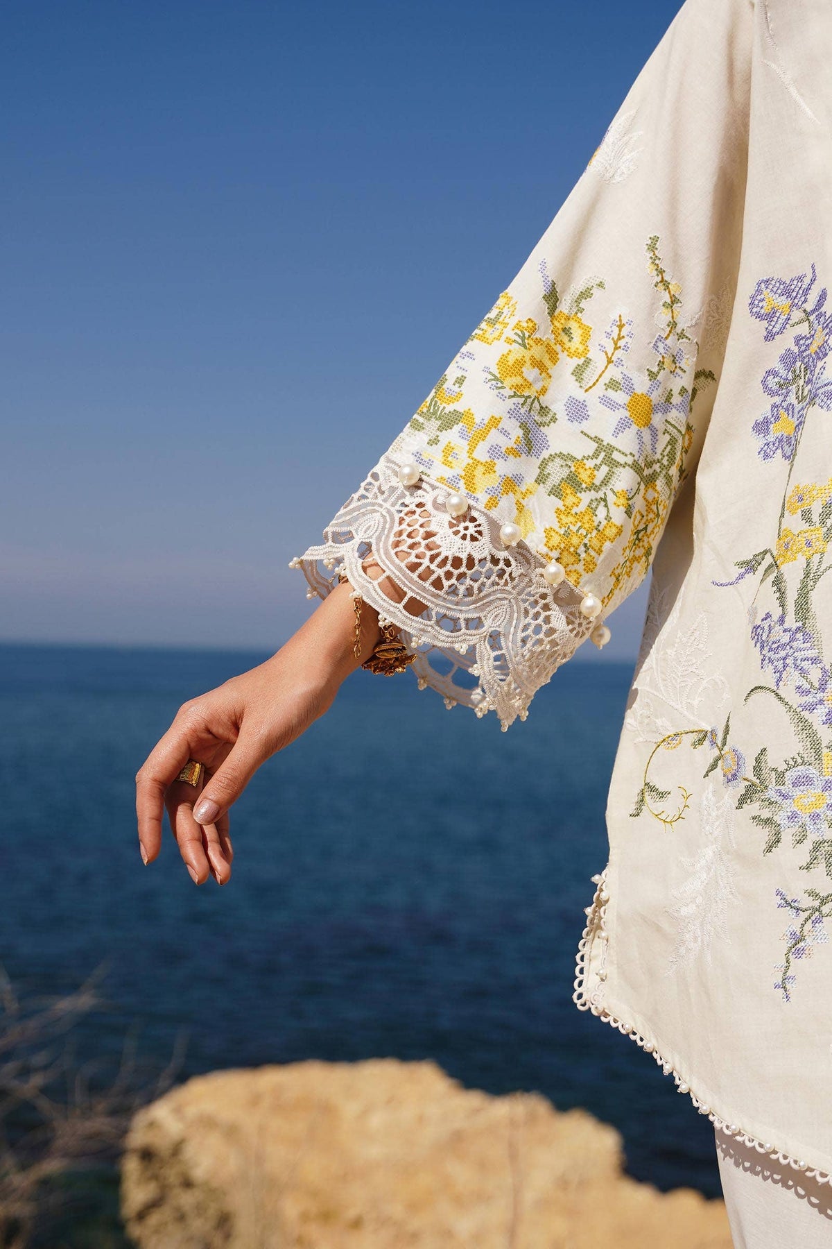 Sana Safinaz | Muzlin Spring 24 | M241-006A-CJ - Ladies Clothes - Maria Faisal