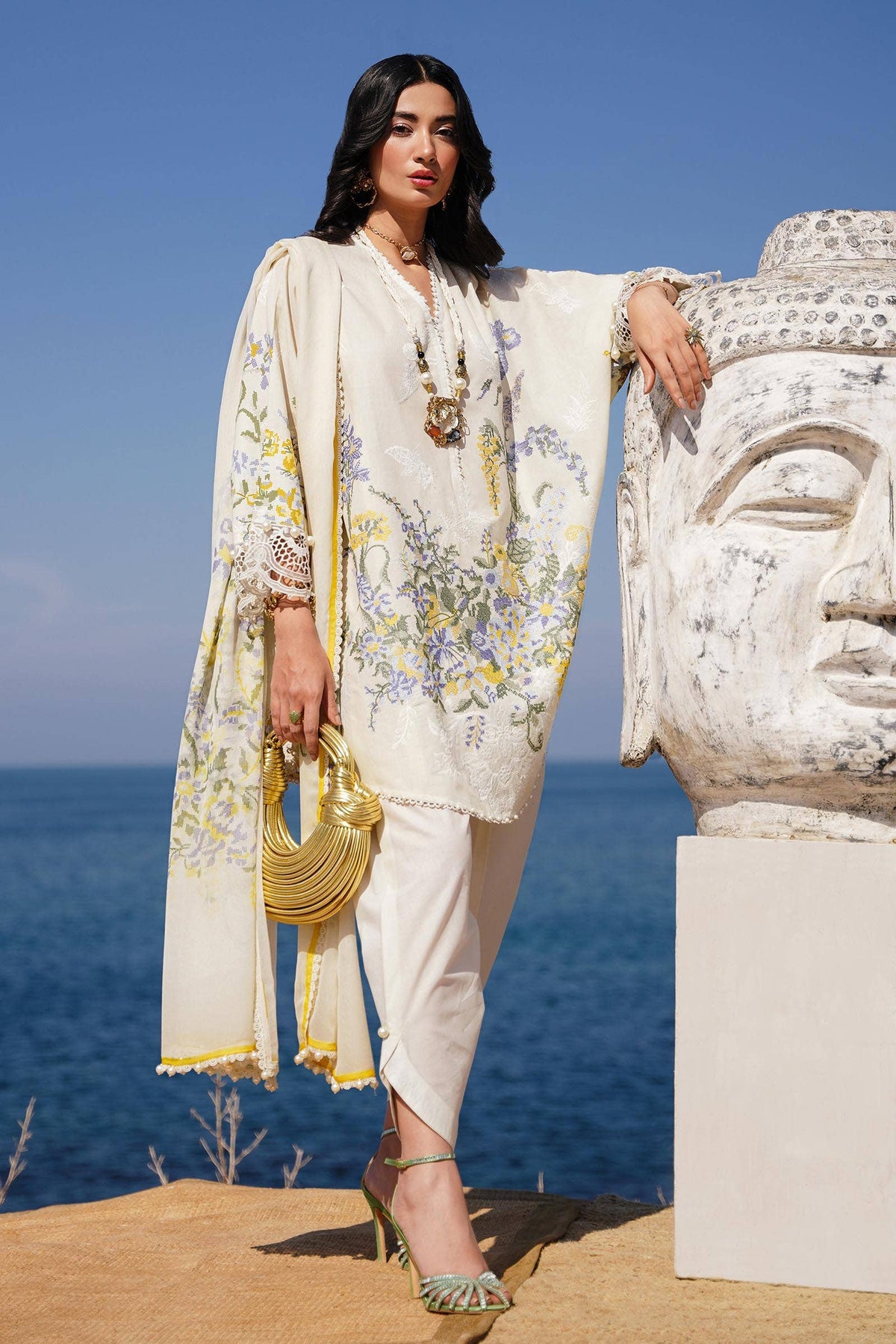Sana Safinaz | Muzlin Spring 24 | M241-006A-CJ - Ladies Clothes - Maria Faisal