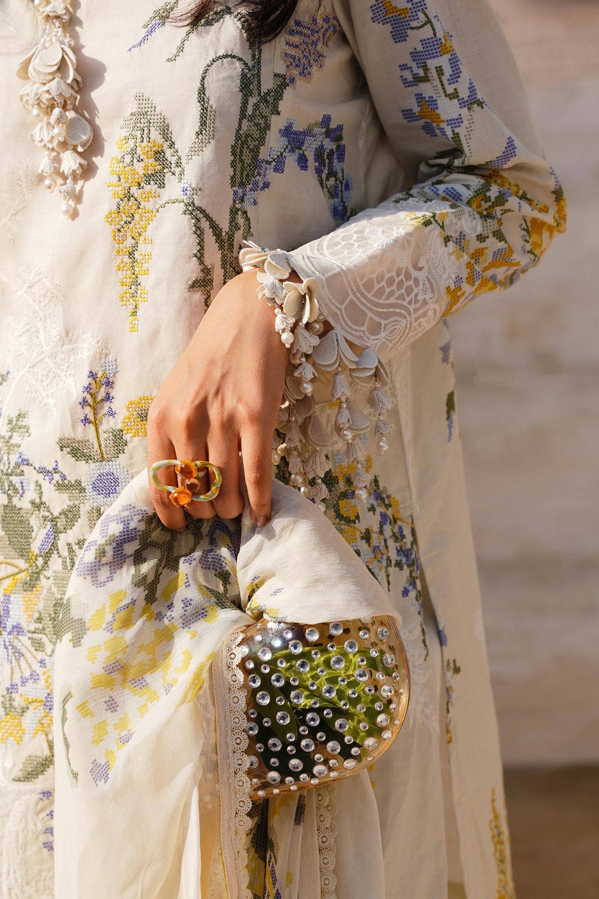 Sana Safinaz | Muzlin Spring 24 | M241-006A-CJ - Ladies Clothes - Maria Faisal