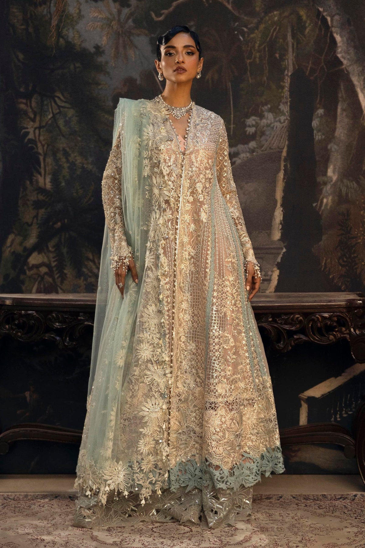 Sana Safinaz | Nura Festive 25 | N251-001-3CT - Ladies Clothes - Maria Faisal