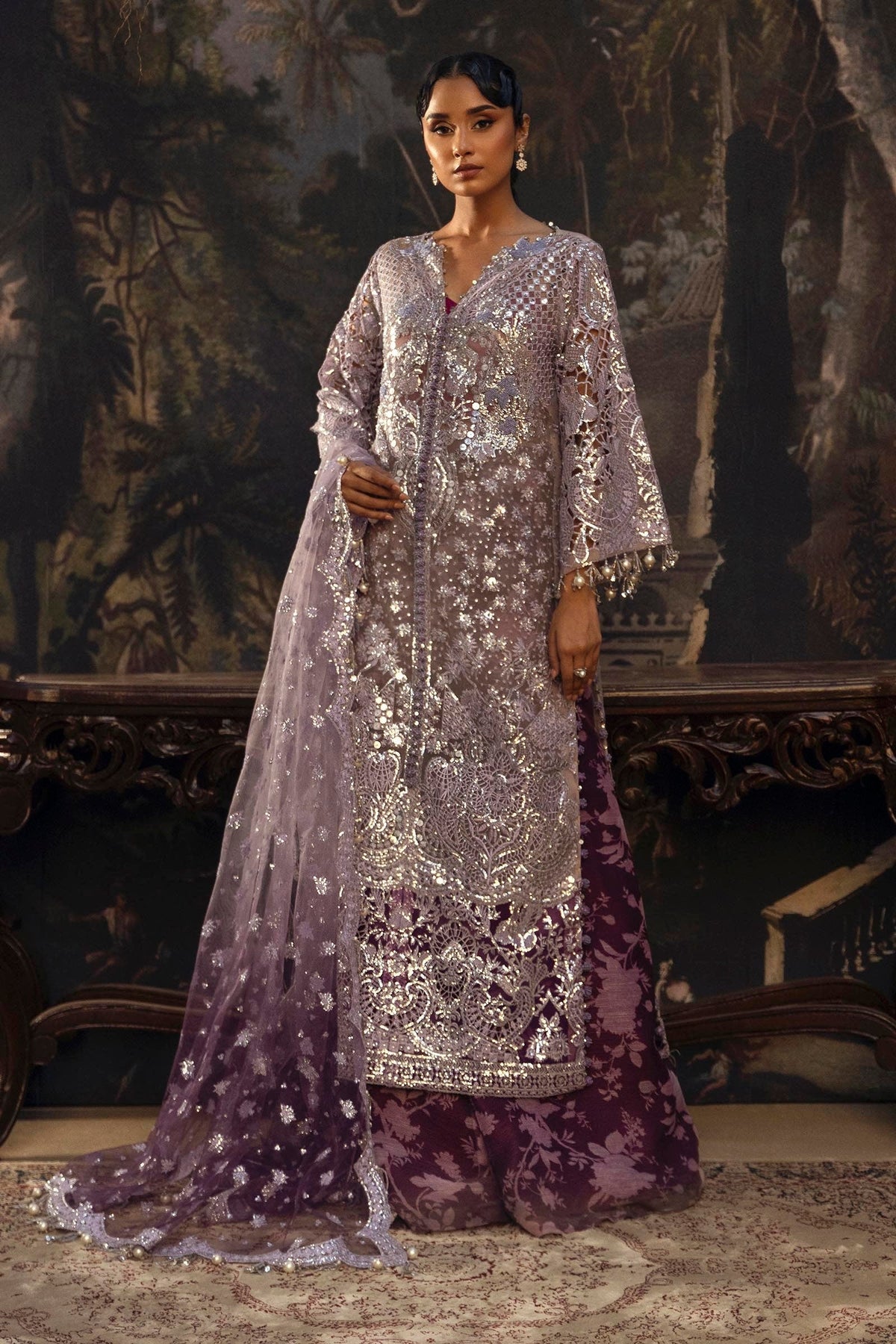 Sana Safinaz | Nura Festive 25 | N251-007-3DJ - Ladies Clothes - Maria Faisal