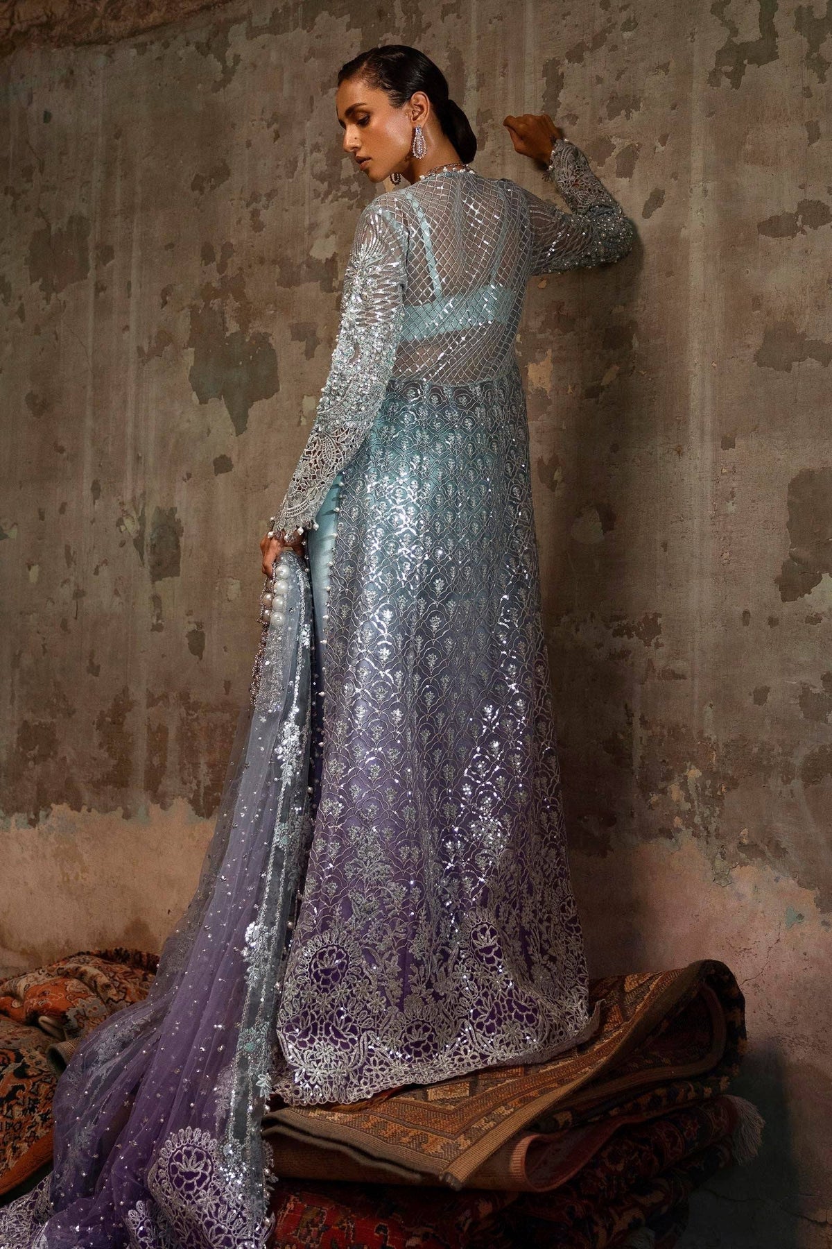 Sana Safinaz | Nura Festive 25 | N252-002-3CX by Maria Faisal - Registered Vendor of : Sana Safinaz - type : Ladies Clothes - 100% original wedding dresses