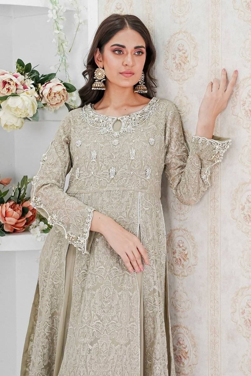 Panache | Pret | Neutral Oasis by Maria Faisal - Registered Vendor of : Panache By Mona - type : Ladies Clothes - 100% original wedding dresses