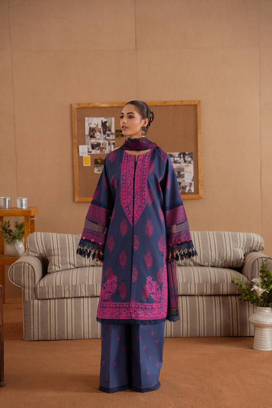 Saira Rizwan | Laanem Summer Lawn 25 | ELARA-B-SRL25-01 by Maria Faisal - Registered Vendor of : Saira Rizwan - type : Ladies Clothes - 100% original wedding dresses