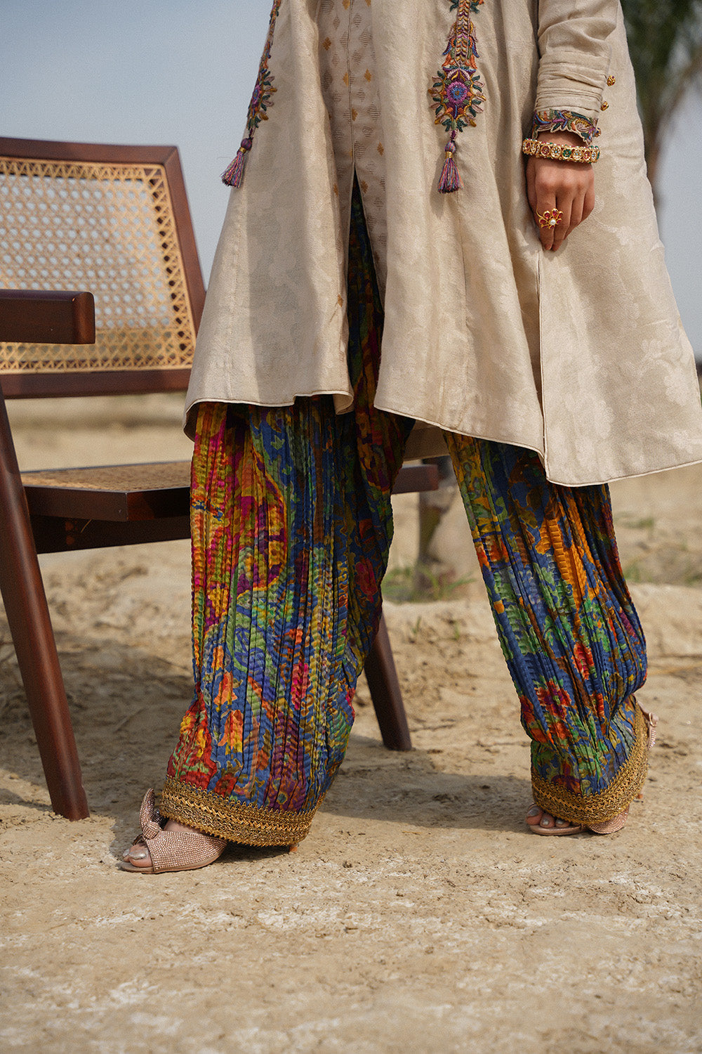Nilofer Shahid | Verve Summer 24 | Verena (3pc)  Verve SS 24 - Maria Faisal