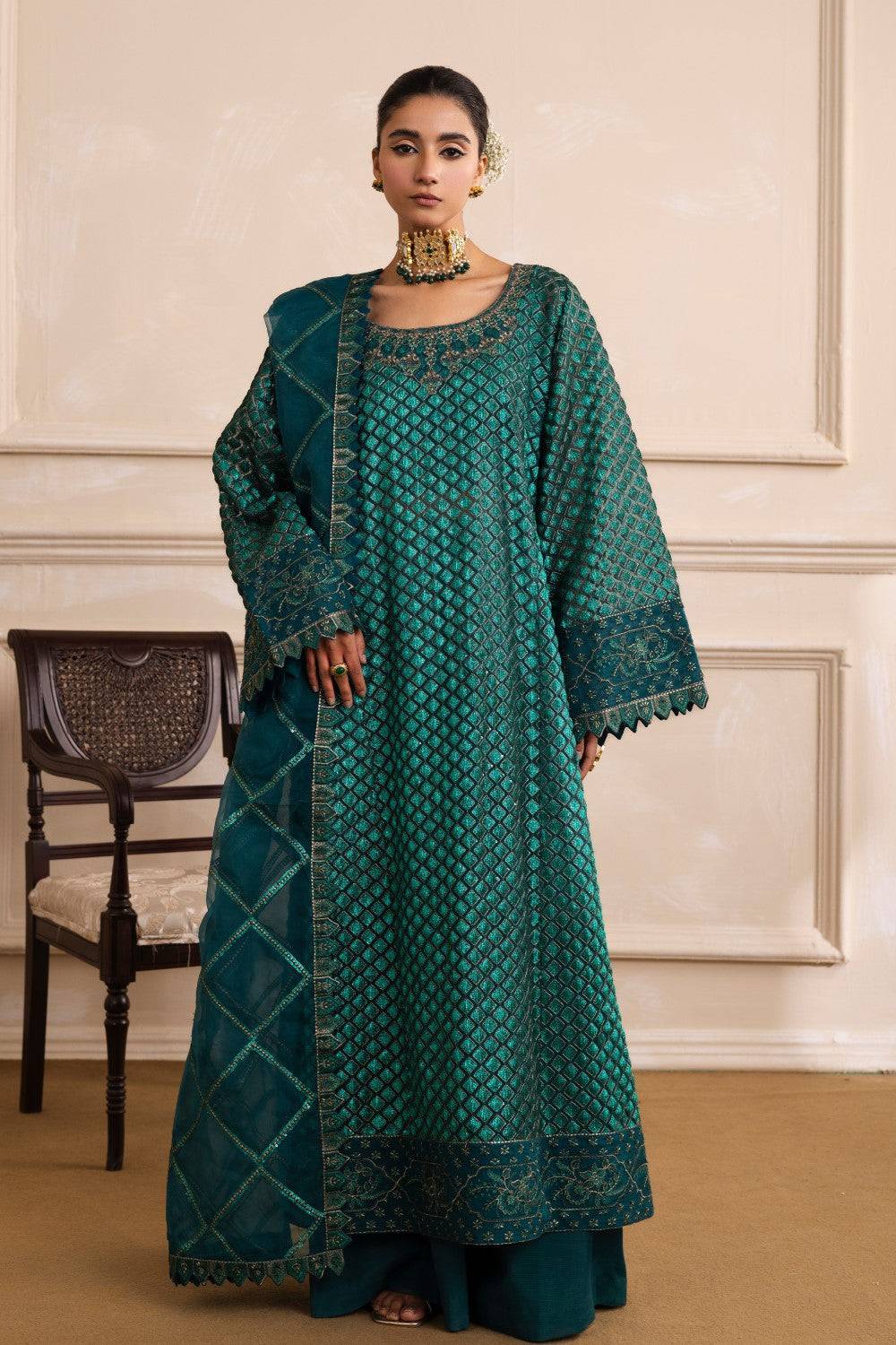 Maryum N Maria | Izara Formals | NOUR - MW40039 by Maria Faisal - Registered Vendor of : Maryum N Maria - type : Ladies Clothes - 100% original wedding dresses