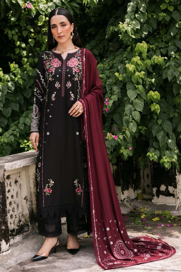 Nureh | Exclusive Winter 25 | NE-179 - Casual Dress - available at Maria Faisal in UK and USA.
