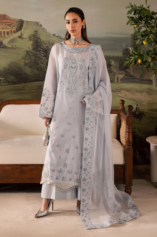 Nureh | Shades of Winter | NP-668 - Casual Dress - available at Maria Faisal in UK and USA.
