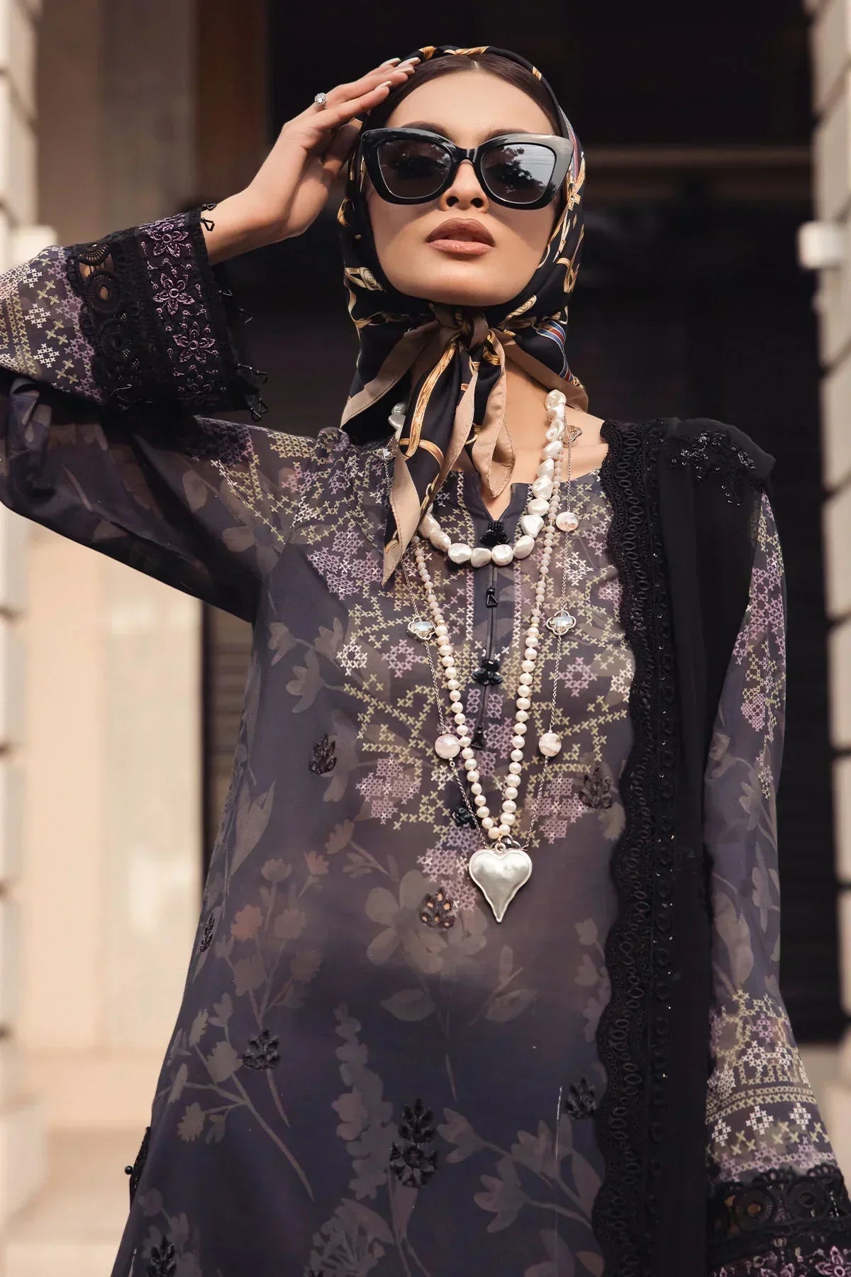 Nureh | Swiss Prints | NS-123 - Ladies Clothes - Maria Faisal