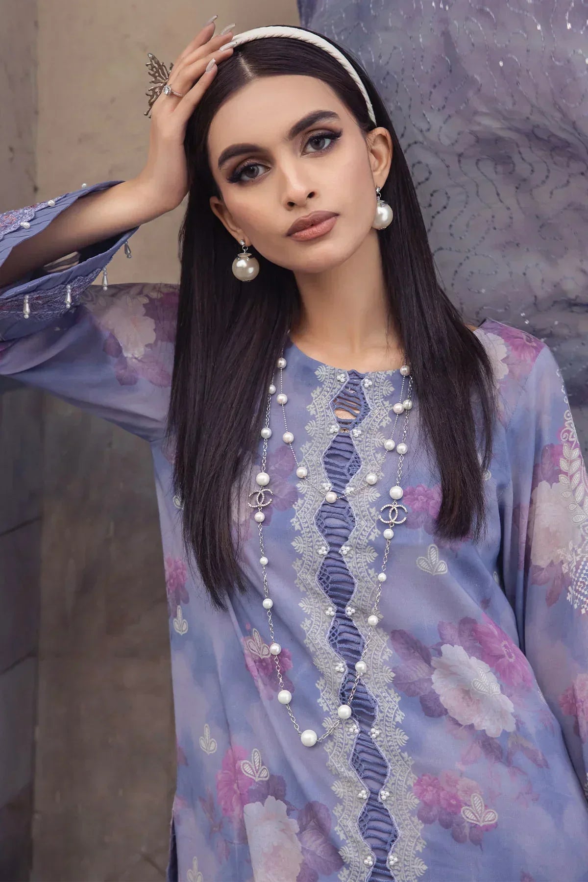 Nureh | Swiss Prints | NS-119 - Ladies Clothes - Maria Faisal
