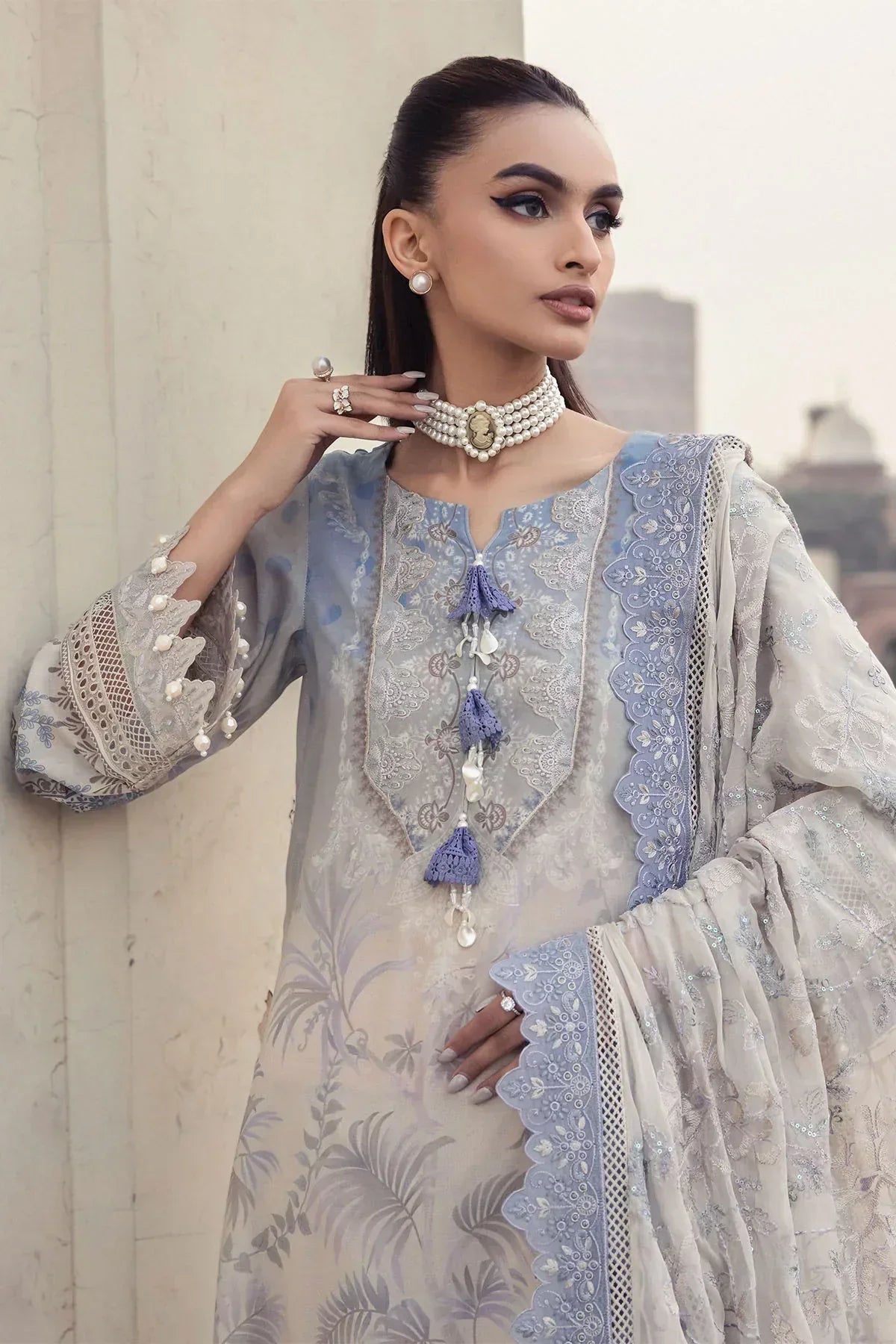 Nureh | Swiss Prints | NS-122 - Ladies Clothes - Maria Faisal