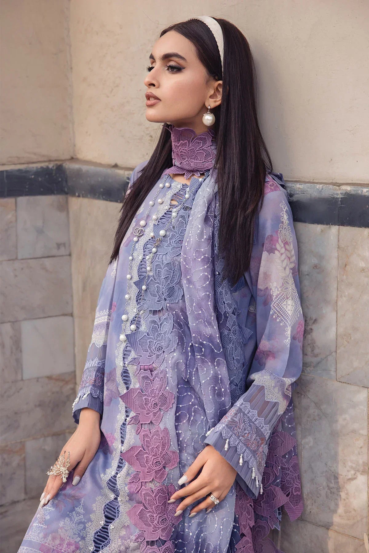 Nureh | Swiss Prints | NS-119 - Ladies Clothes - Maria Faisal