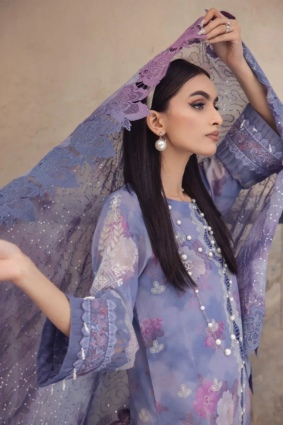 Nureh | Swiss Prints | NS-119 - Ladies Clothes - Maria Faisal