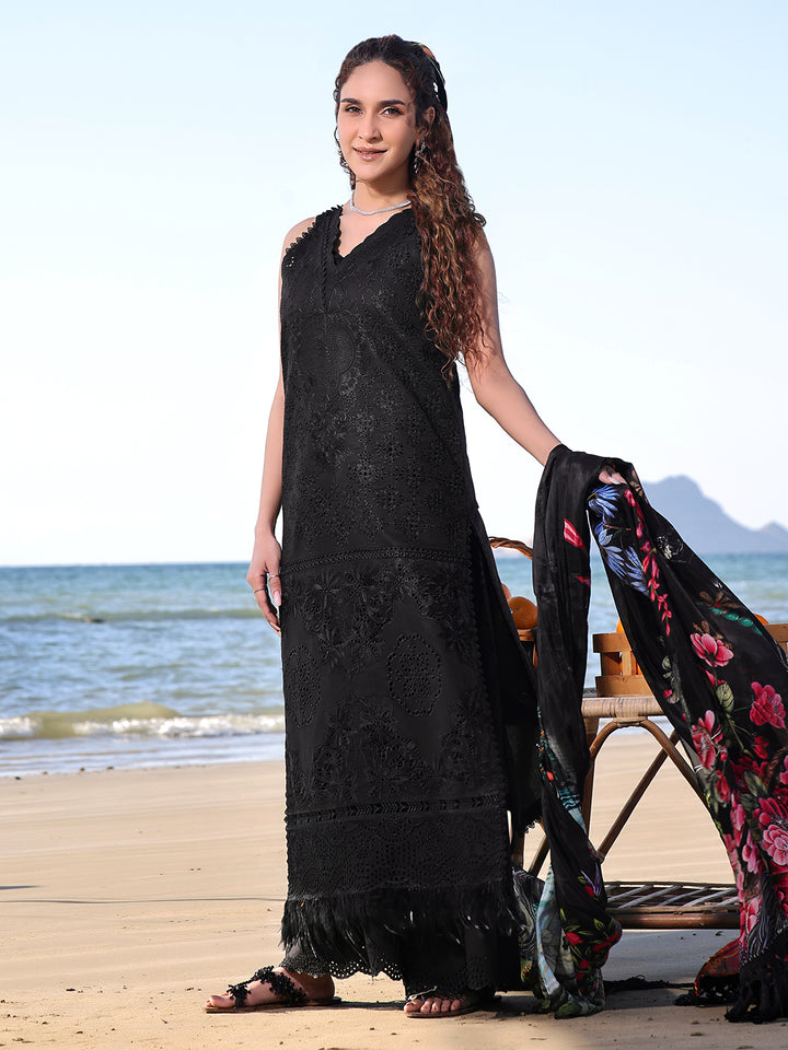 Izel | Saahil Signature Lawn 24 | NUREH - Maria Faisal