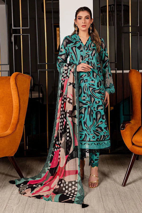 Nureh | Printed Lawn 24 | SP-95 - Ladies Clothes - Maria Faisal