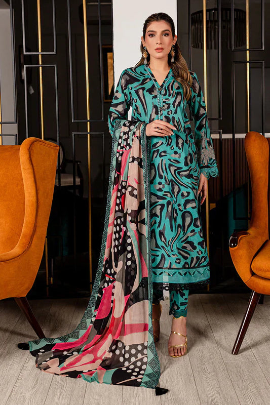 Nureh | Printed Lawn 24 | SP-95 - Ladies Clothes - Maria Faisal