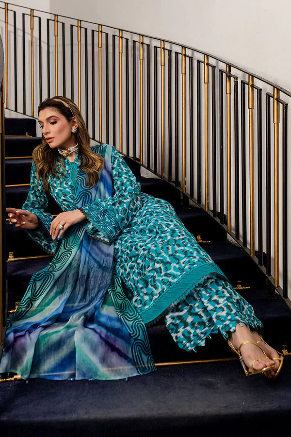 Nureh | Printed Lawn 24 | SP-92 - Ladies Clothes - Maria Faisal