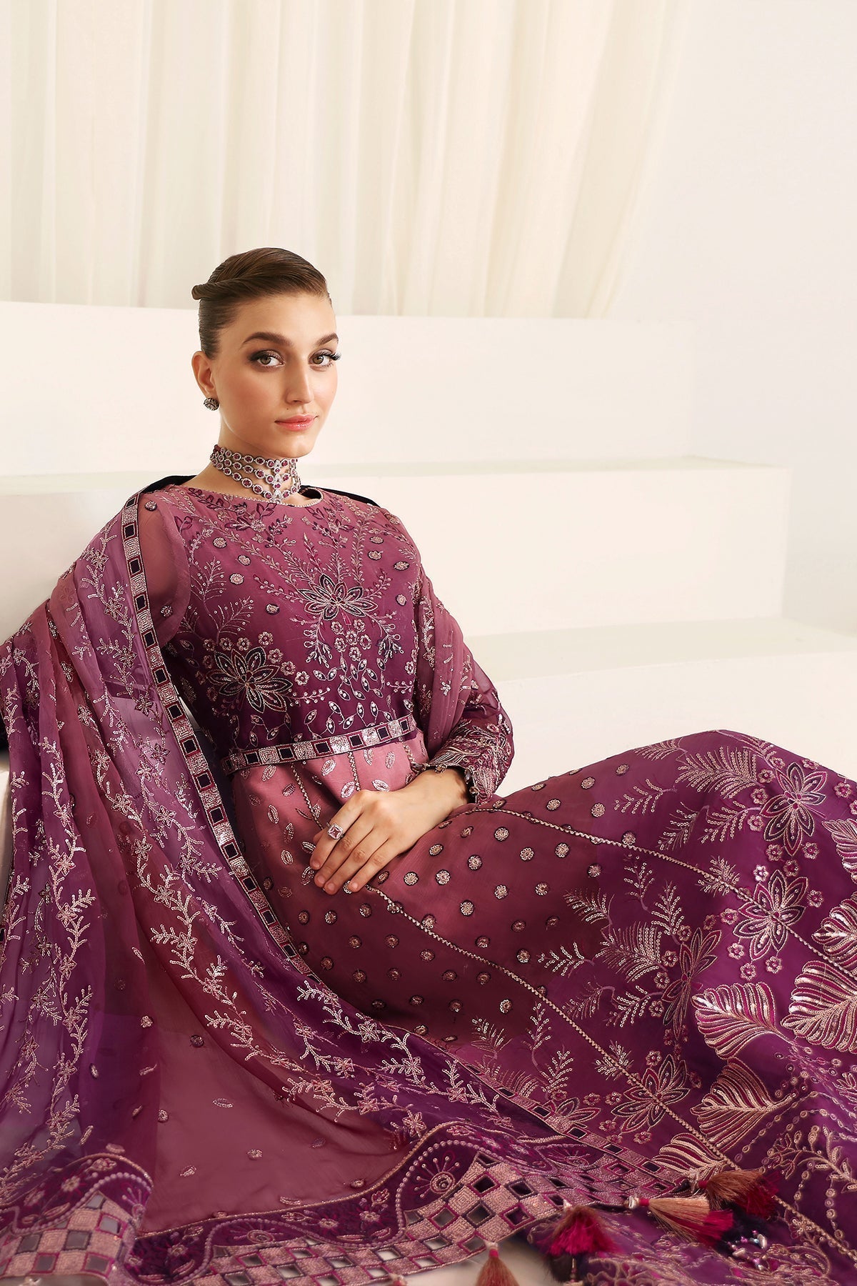 Alizeh | La Ruha Wedding Formals | AF-CH-2178-Opal - Pakistani Dress - Maria Faisal