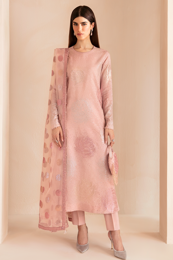 Jazmin | Formals Collection | Raw Silk UR-7032 - Ladies Clothes - Maria Faisal
