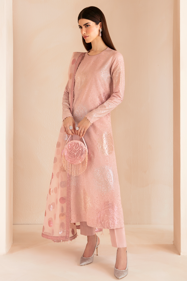 Jazmin | Formals Collection | Raw Silk UR-7032 - Ladies Clothes - Maria Faisal