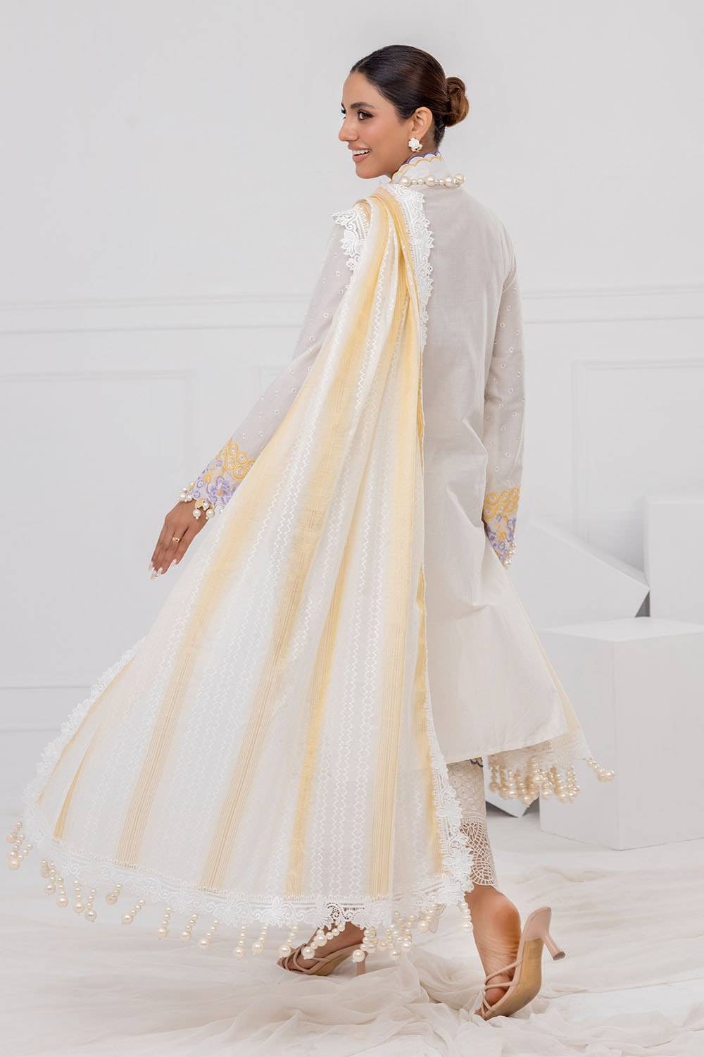 Gul Ahmed | Festive Eid 25 | FE-52019 by Maria Faisal - Registered Vendor of : Gul Ahmed - type : Ladies Clothes - 100% original wedding dresses