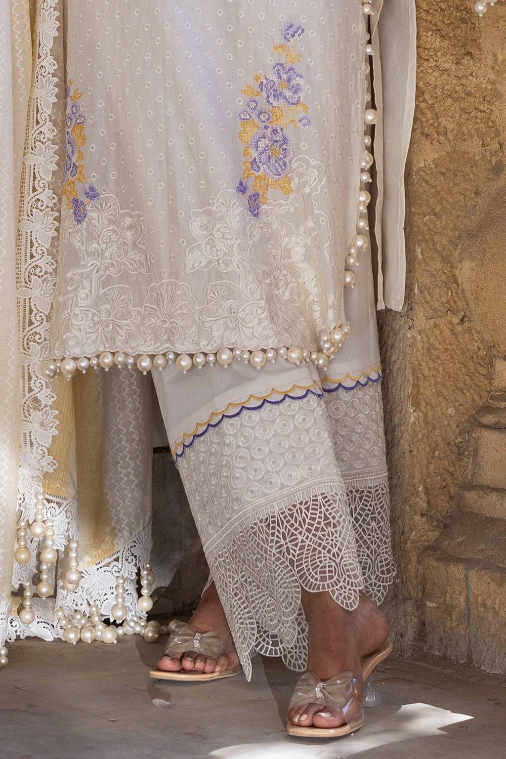 Gul Ahmed | Festive Eid 25 | FE-52019 by Maria Faisal - Registered Vendor of : Gul Ahmed - type : Ladies Clothes - 100% original wedding dresses