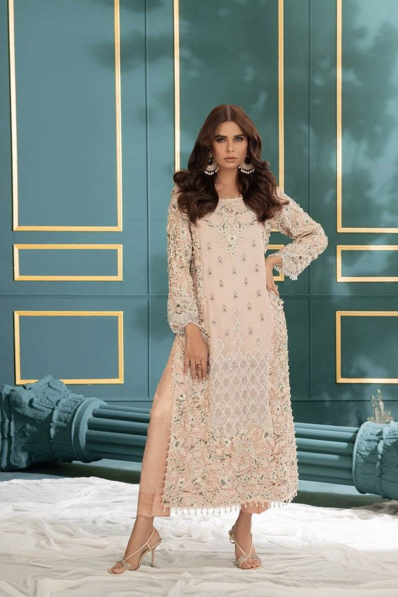 Panache | Pret | Pastel Glam by Maria Faisal - Registered Vendor of : Panache By Mona - type : Ladies Clothes - 100% original wedding dresses