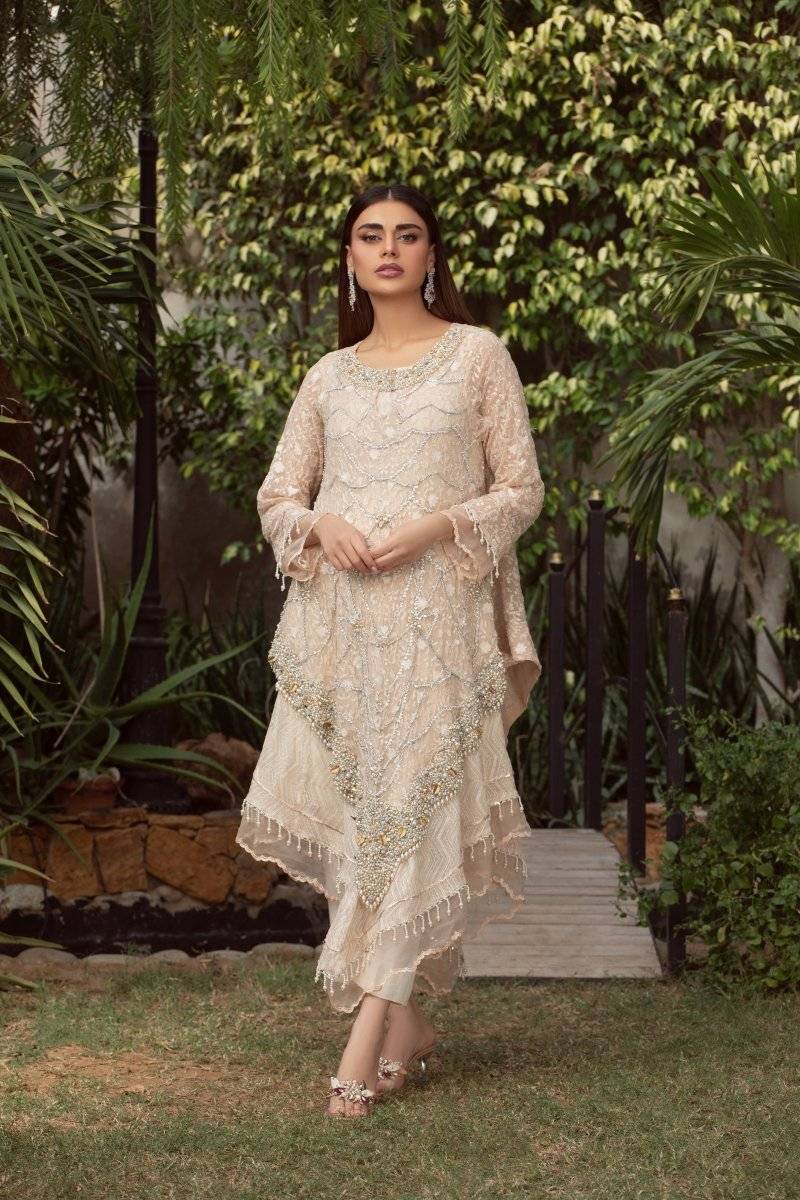Panache | Pret | Peach & Chãœk by Maria Faisal - Registered Vendor of : Panache By Mona - type : Ladies Clothes - 100% original wedding dresses