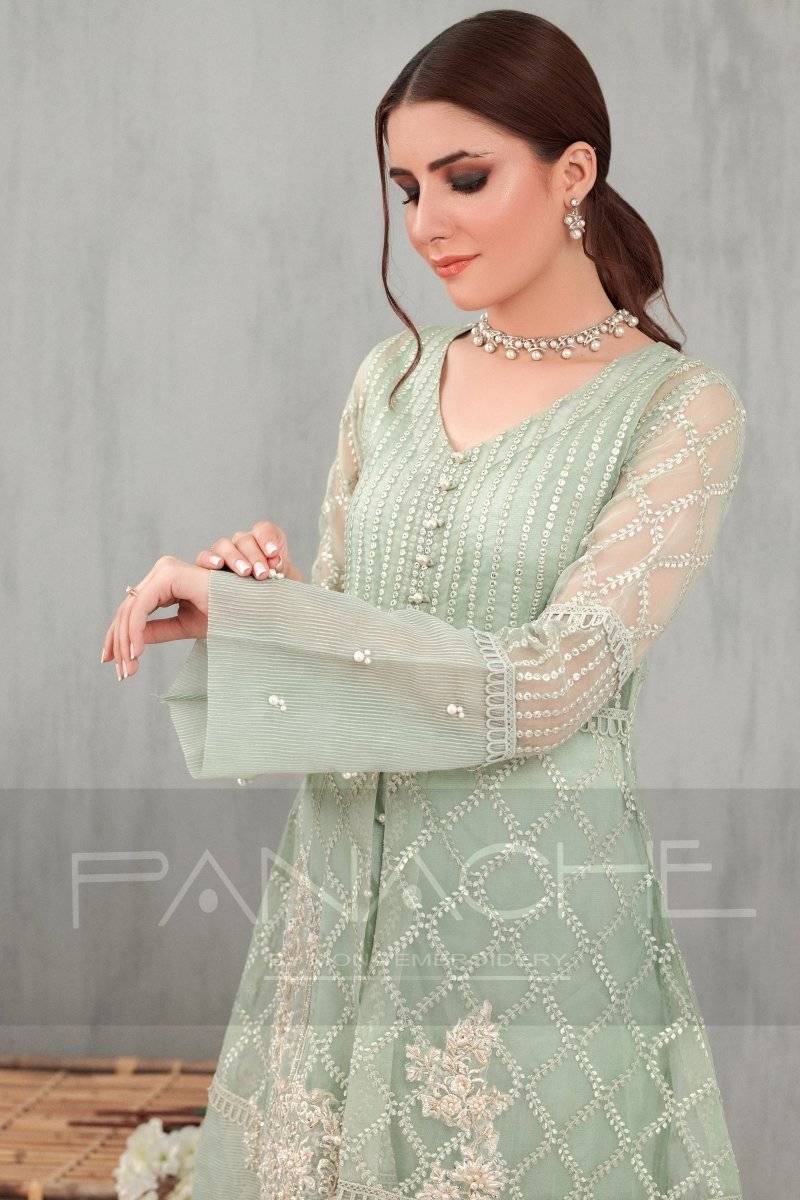 Panache | Pret | Peppermint by Maria Faisal - Registered Vendor of : Panache By Mona - type : Ladies Clothes - 100% original wedding dresses
