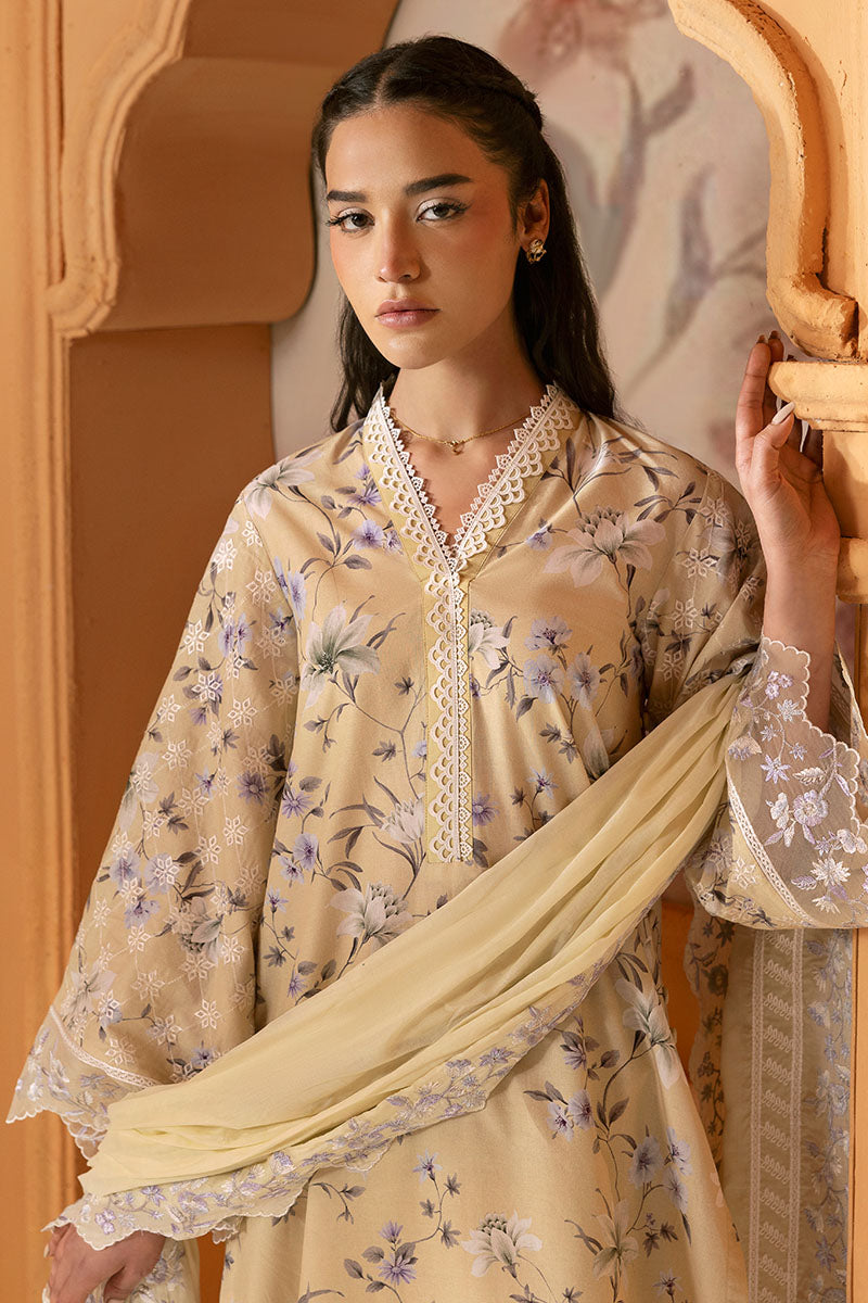 Cross Stitch | Premium Lawn 25 | OLIVE MUSE - Ladies Clothes 