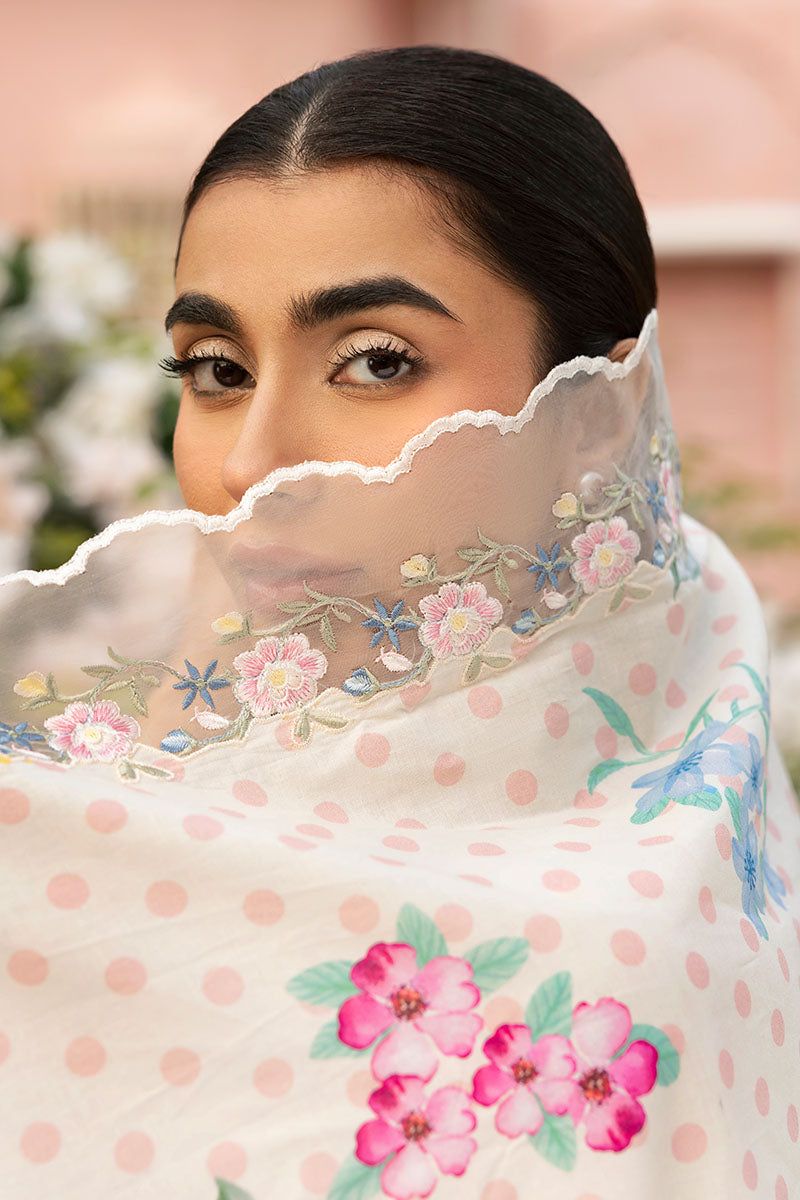 Cross Stitch | Premium Lawn 25 | PASTEL BLOOM - Ladies Clothes 