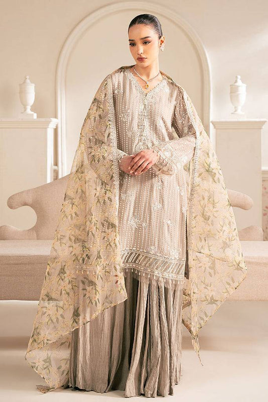 Cross Stitch | Luxe Atelier 25 | VULCAN MUD by Maria Faisal - Registered Vendor of : Cross Stitch - type : Ladies Clothes - 100% original wedding dresses