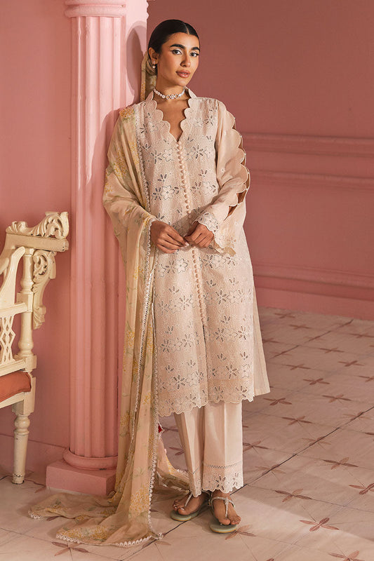 Cross Stitch | Premium Lawn 25 | PEACH PARFAIT - Ladies Clothes 