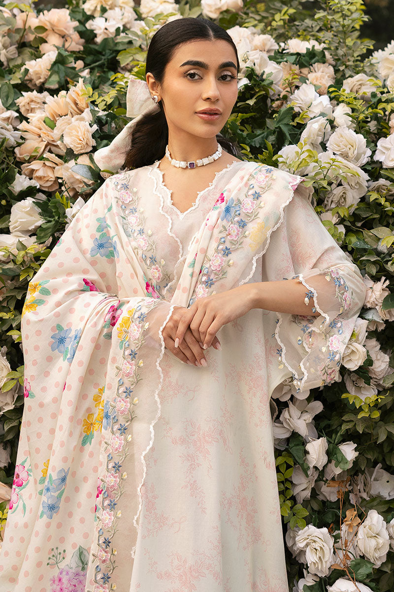 Cross Stitch | Premium Lawn 25 | PASTEL BLOOM - Ladies Clothes 