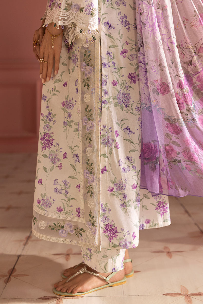 Cross Stitch | Premium Lawn 25 | LILAC BLOOM - Ladies Clothes 